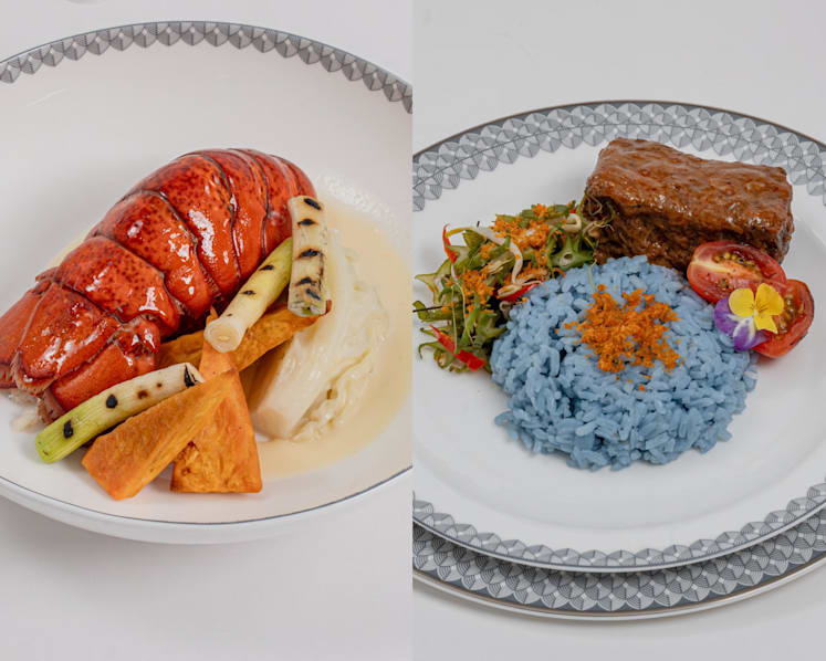 Singapore Airlines unveils new and refreshed in-flight dishes, including poached lobster and beef short rib sambal percik