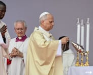 Thousands gather for Pope Leo's first mass in Angola