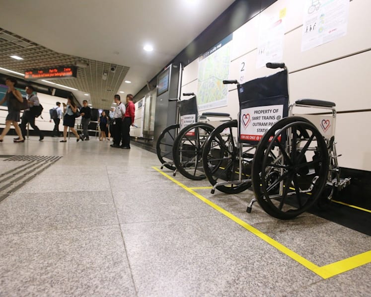 Elderly, disabled commuters get helping hand at Outram MRT
