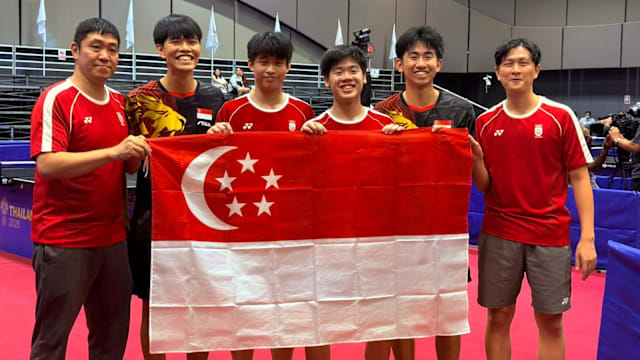 金牌！两人受伤仍奋力继续战 乒乓男团逆转越南勇摘金