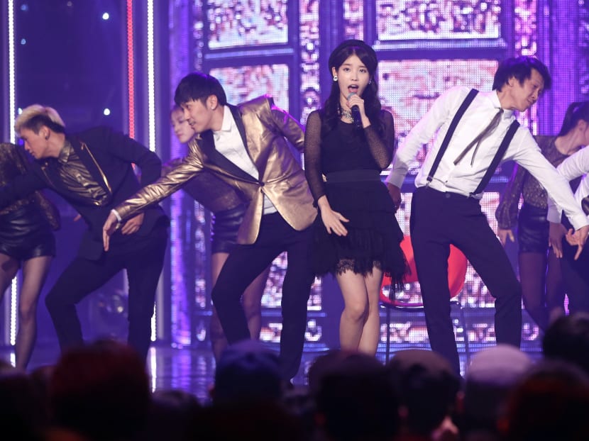 Popular singer IU was among the artists who had their music removed from Spotify.