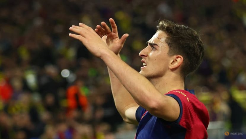 Barca's Gavi will be back after international break following knee injury, Flick says