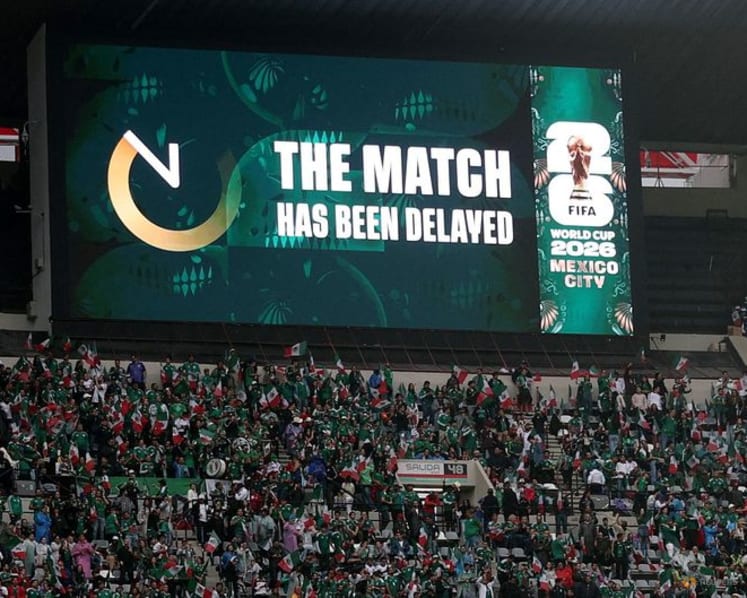 Mexico-England World Cup match delayed one hour due to storms