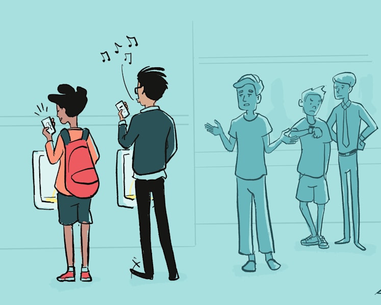 Come on guys, do you really need to check your phone at the urinals?