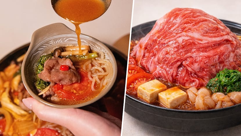 Les Amis Group Opening Casual Sukiyaki Joint Sukiyakijin With A ‘Mountain’ Of Wagyu For $45