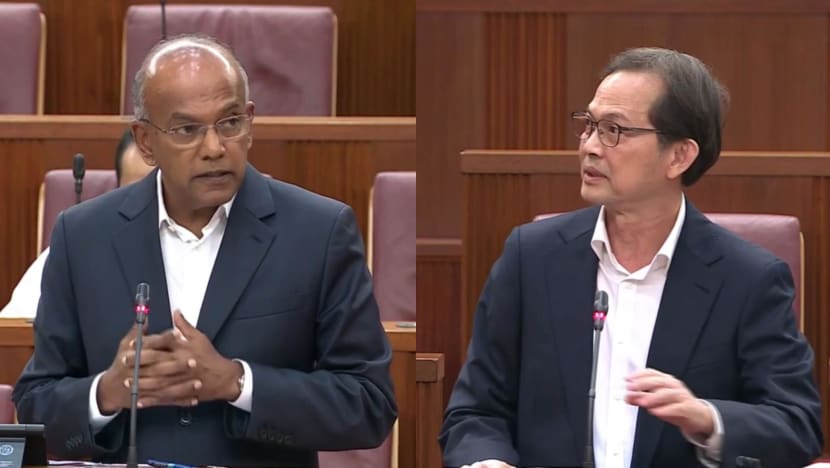 Shanmugam calls out Leong Mun Wai for racist comments, making 'condemned' HDB dwellers remark in exchange over race-based policies Shanmugam calls out Leong Mun Wai for racist comments, making 'condemned' HDB dwellers remark in exchange over race-based policies