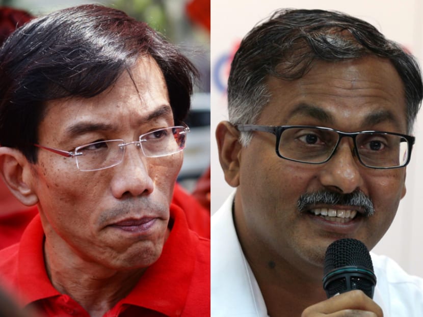 The Bukit Batok by-election is shaping up to be a contest of contrasts between SDP's Chee Soon Juan (left) and PAP's Murali Pillai (right). Photos: Robin Choo, Jason Quah