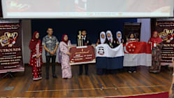 Madrasah Aljunied juara pertandingan bahas Arab, tumpaskan 44 pasukan serantau 
