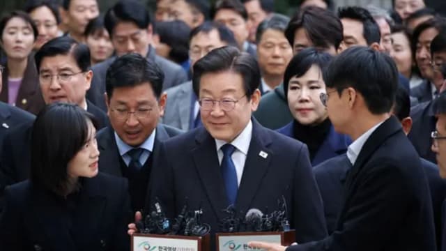 被控教唆伪证案 韩国在野党党魁李在明获法院裁定无罪