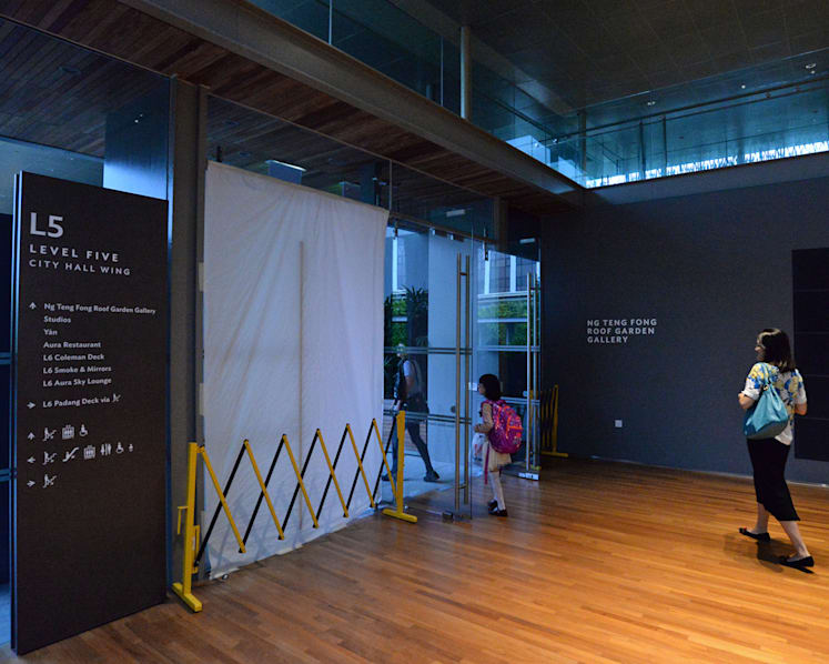 Glass door shatters at newly opened National Gallery Singapore