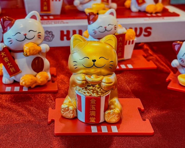 KFC Singapore launching Sichuan mala chicken and fortune cat blind boxes for Chinese New Year