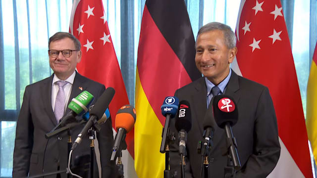 德国外长访新 重申在多个领域加强双边合作