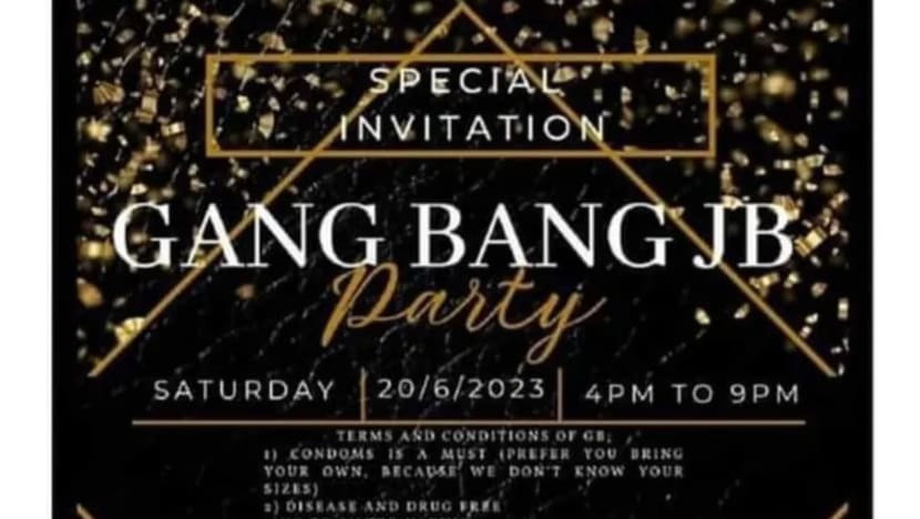 Penganjuran pesta seks di JB cetus kecaman; dipercayai masih diteruskan pada tarikh baru