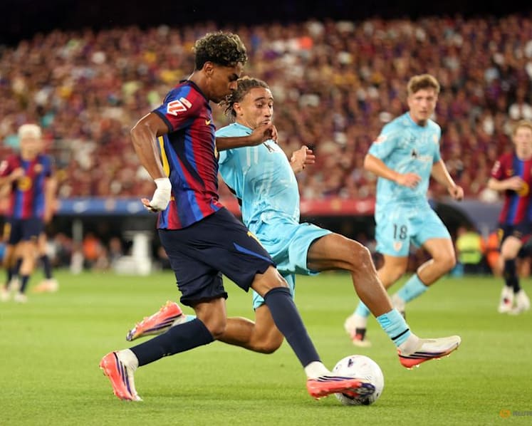 Raphinha, Fermin score as Barcelona beat Athletic 2-0 in home opener