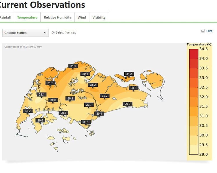 New weather website offers real-time report by location