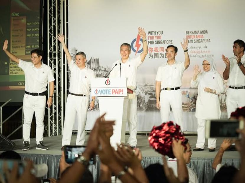 Gallery: PAP landslide win – Celebrations on Polling Night Gallery: PAP landslide win – Celebrations on Polling Night