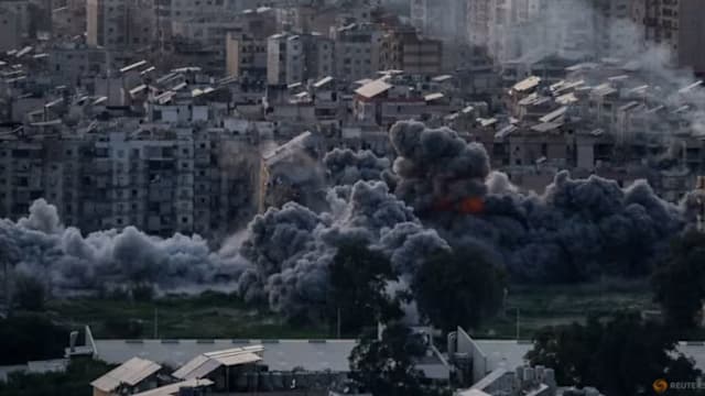 以色列猛烈空袭黎巴嫩 巴勒贝克至少遭受12次空袭