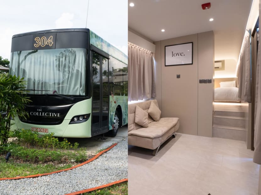 Fancy staying in a bus? The Bus Collective at Changi Village offers 20 suites made from repurposed buses