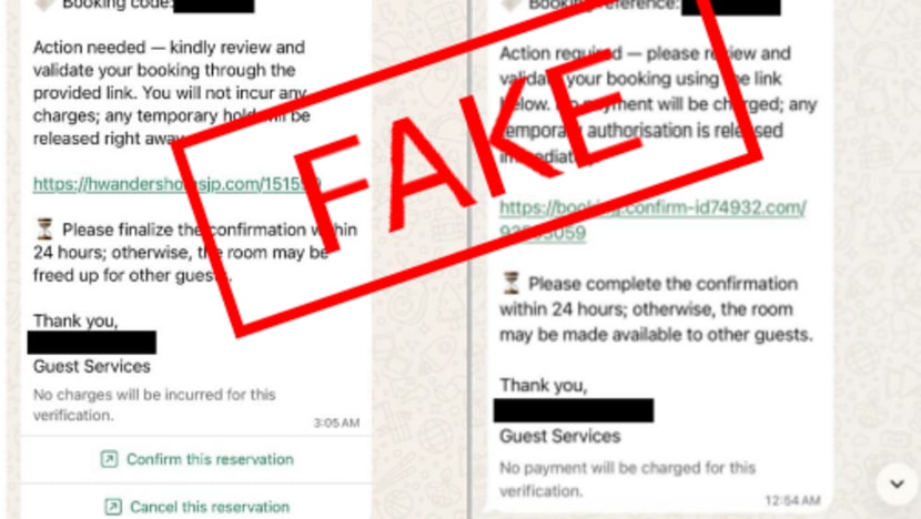 At least S$185,000 lost to phishing scams involving hotel bookings since January