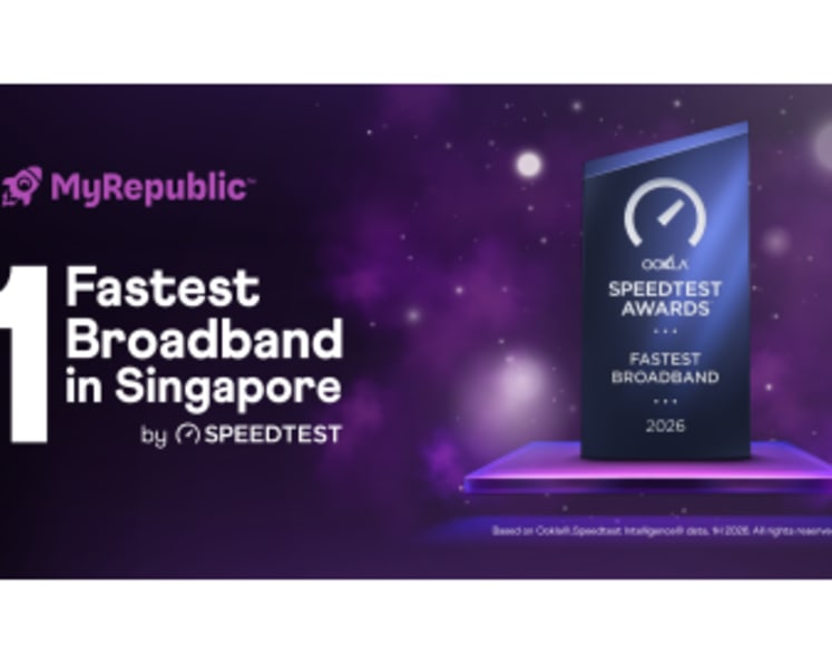 MyRepublic wins Ookla® Speedtest Award™ for Fastest Broadband and Speedtest Verified™ Claim for Fastest Upload Speed