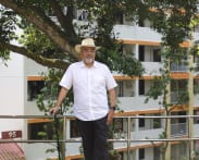 This retired engineer has mobility issues but at 60 is still hustling through his second act in life