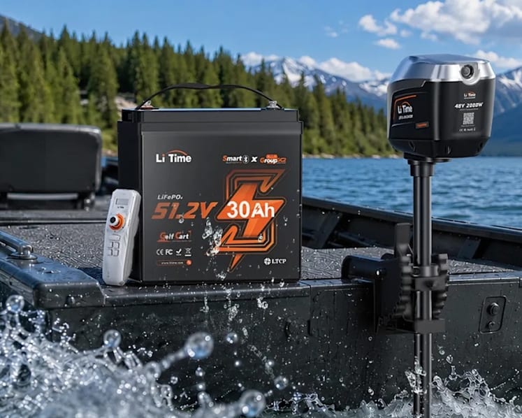 LiTime Launches Argoseeker Electric Outboard Motor Series for Small-Boat Electrification