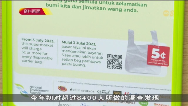 调查：约四成受访者提议 为每个塑料袋征费1角