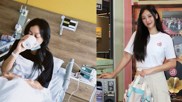 刘怡伶因病入院，黄暄婷前往探望