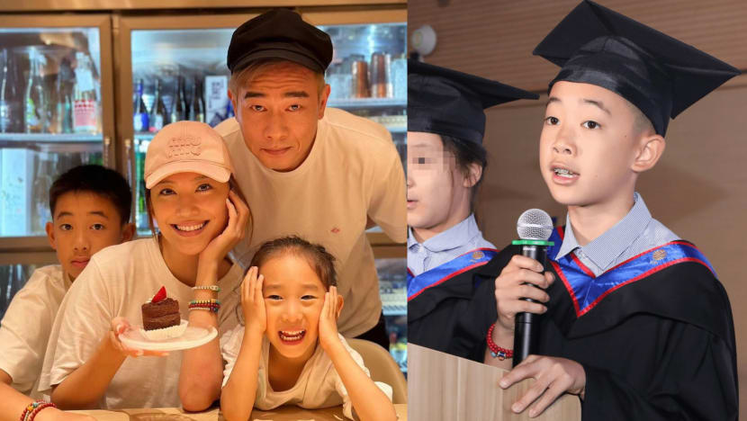 Jordan Chan’s 11-Year-Old Son Graduates From Primary School, Looks Super Cute Giving Speech