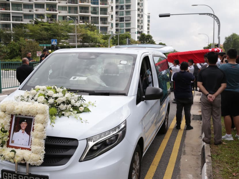 Solemn military send off for 3SG Gavin Chan, NSF killed during Ex Wallaby Solemn military send off for 3SG Gavin Chan, NSF killed during Ex Wallaby