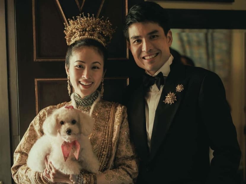 Thai transgender model-actress Poyd Treechada and husband hold a lavish Peranakan wedding ceremony