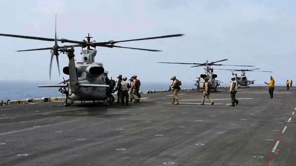US helicopter fired on ship that tried to break Iran ports blockade