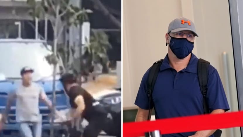 Cyclist punched lorry driver after forcing him to stop in traffic on Jalan Eunos, gets S$5,600 fine