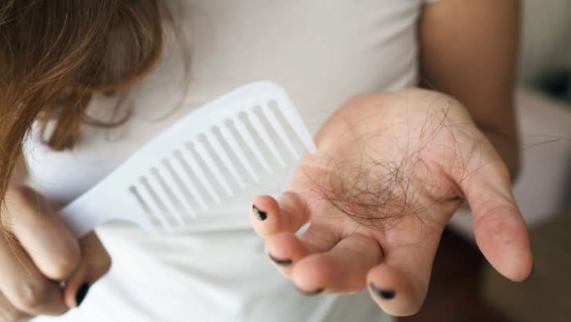 Tekanan antara punca rambut gugur