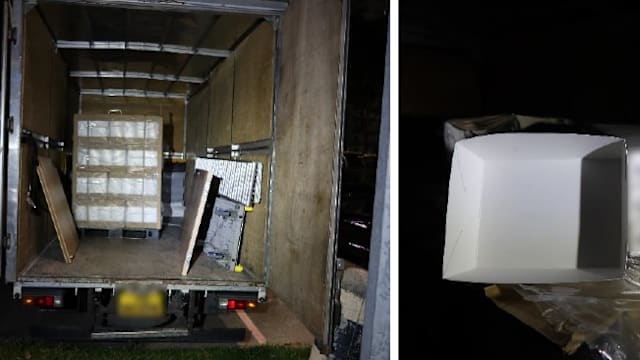 两次执法行动起获超过1540条漏税烟 关税局逮捕三名涉案中国籍男子