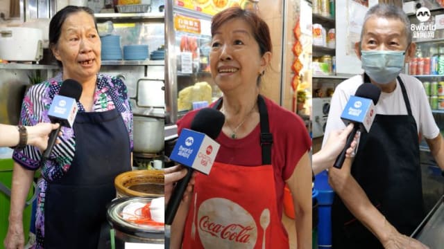 水管破裂影响白桥小贩中心 小贩：水流小 拿桶备水