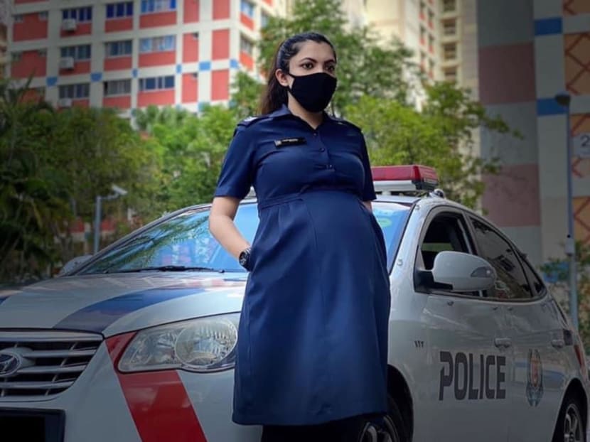 Ms Reema Razif, in a Facebook post on April 2020 where she talked about being 30 weeks pregnant with her third child but “still hustling with no complaints”. Ms Reema Razif, in a Facebook post on April 2020 where she talked about being 30 weeks pregnant with her third child but “still hustling with no complaints”.