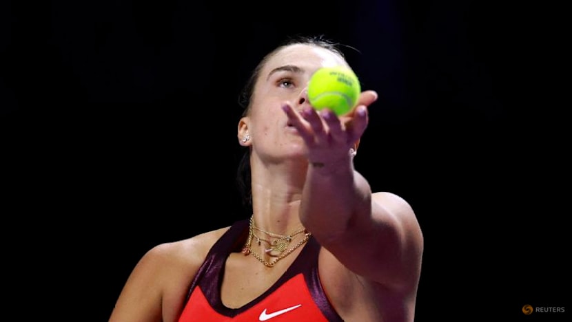Sabalenka overcomes holder Gauff to reach semis of WTA Finals