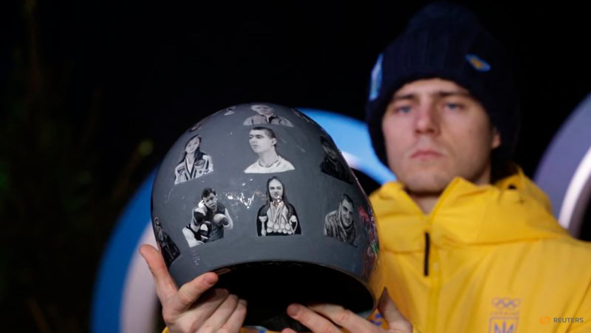 Skeleton-Ukraine's Heraskevych disqualified over helmet controversy