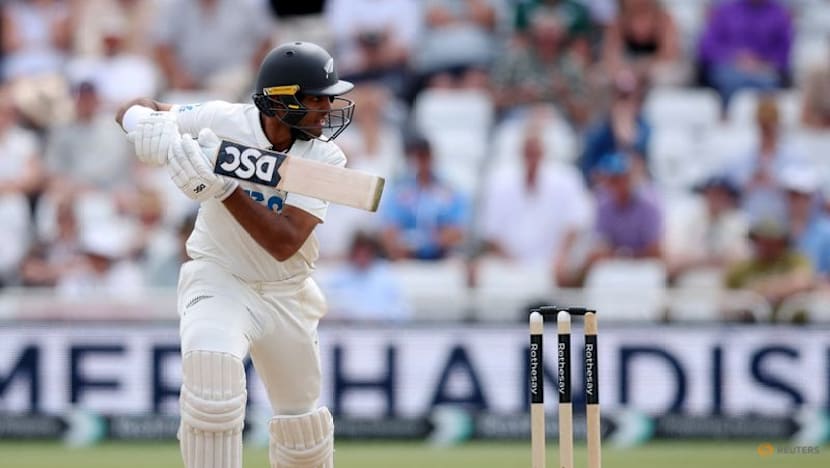 Ravindra and Mitchell build up New Zealand's lead