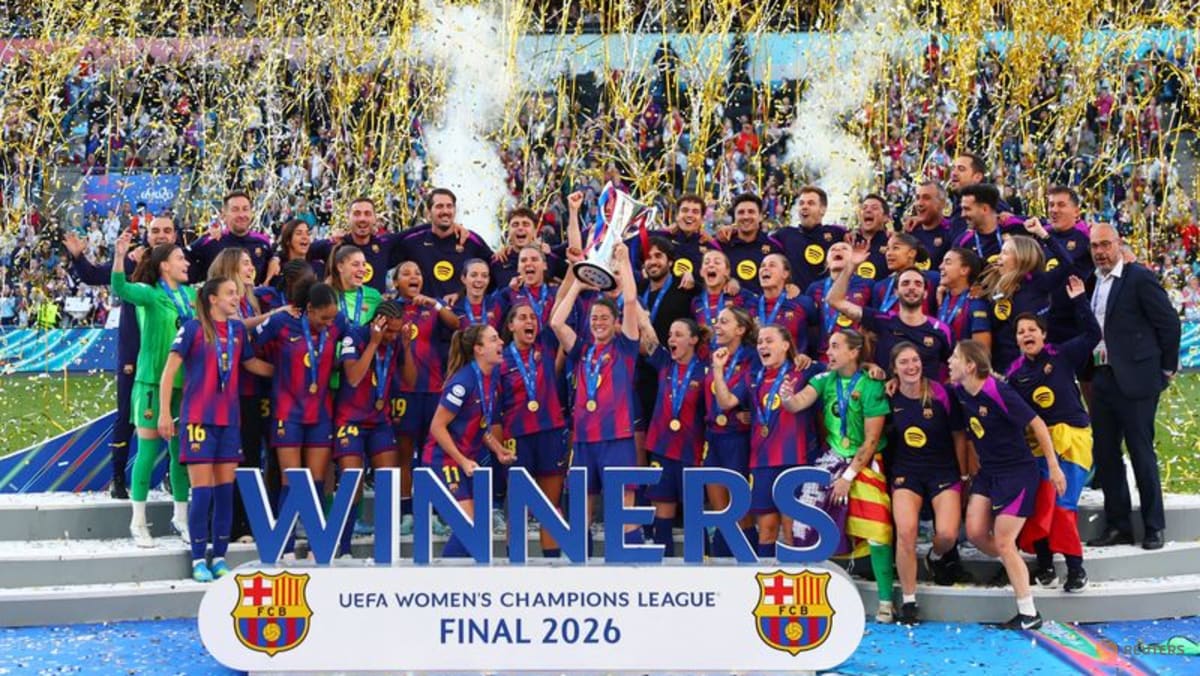 Barcelona power to 4-0 women's Champions League final win over Lyon