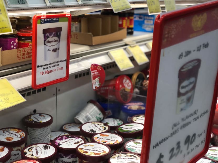 From January 18, food products containing alcohol can be sold and consumed after 10.30pm in public places.