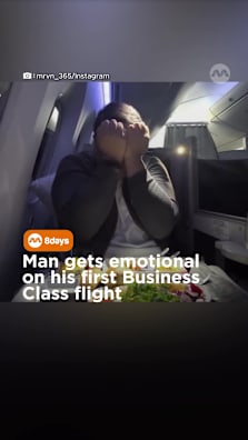 He made it clear that it's not "for status or luxury", but saving up to fly Business Class was "a milestone" and "to prove that [he's] capable" #8dayssg #8dayssgtrending #JAL #businessclass #sgfyp
