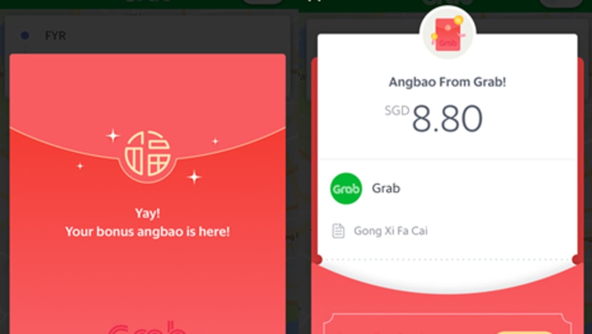 Grab rolls out e-angbao service for Chinese New Year