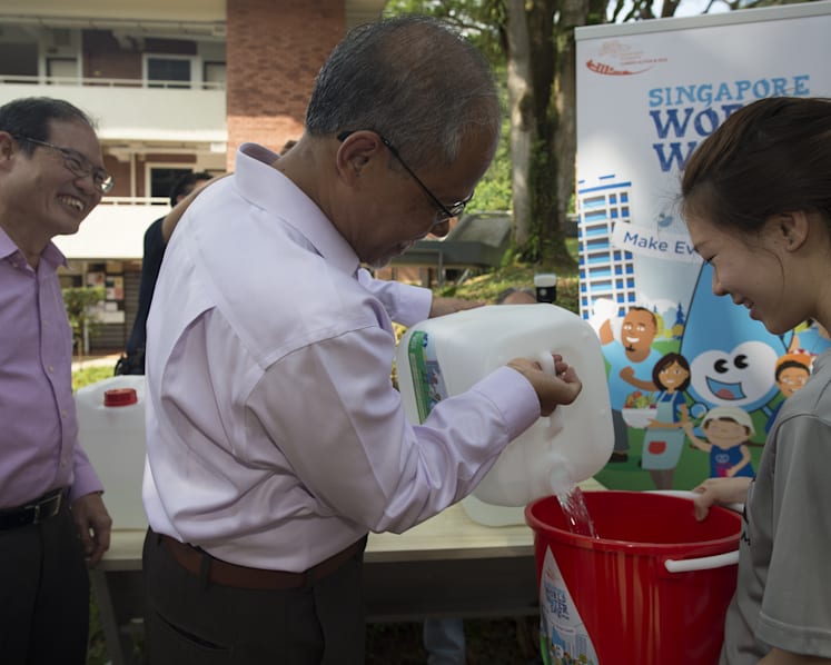 Taps turned off at NUS as part of water rationing exercise for students