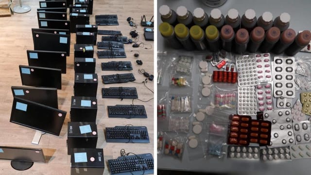 警方在芽笼展开执法行动 共43名男女涉嫌从事非法活动