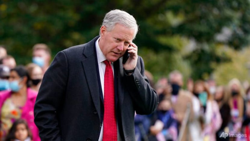 Trump's chief of staff Meadows diagnosed with COVID-19