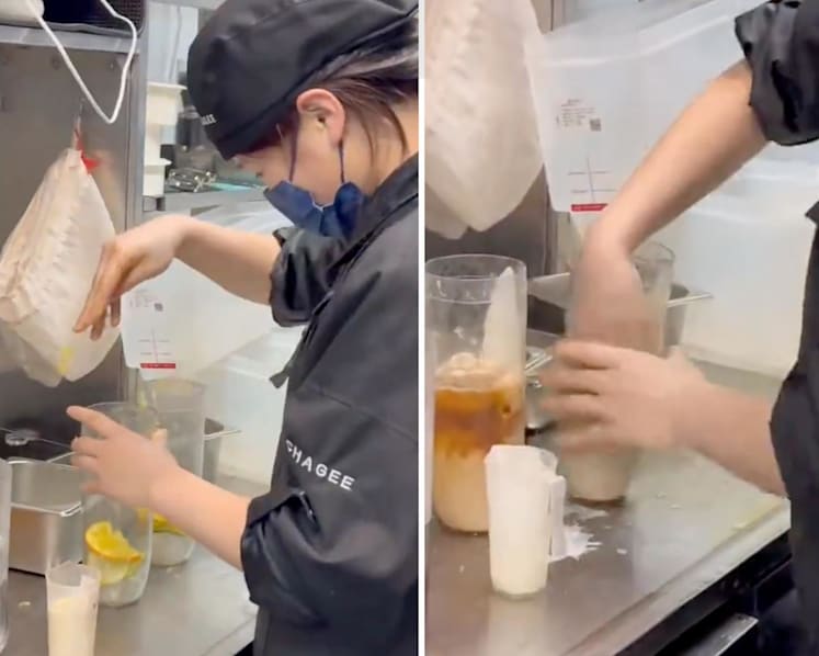 Chagee outlet in Fujian suspended after viral videos show employee preparing drink with bare hands