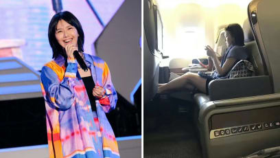 stefanie_sun_first_class_flight