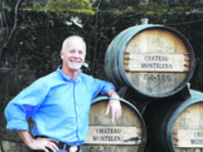 Bo Barrett, celebrated winemaker and a future vision of Chris Pine who played him in the movie Bottle Shock